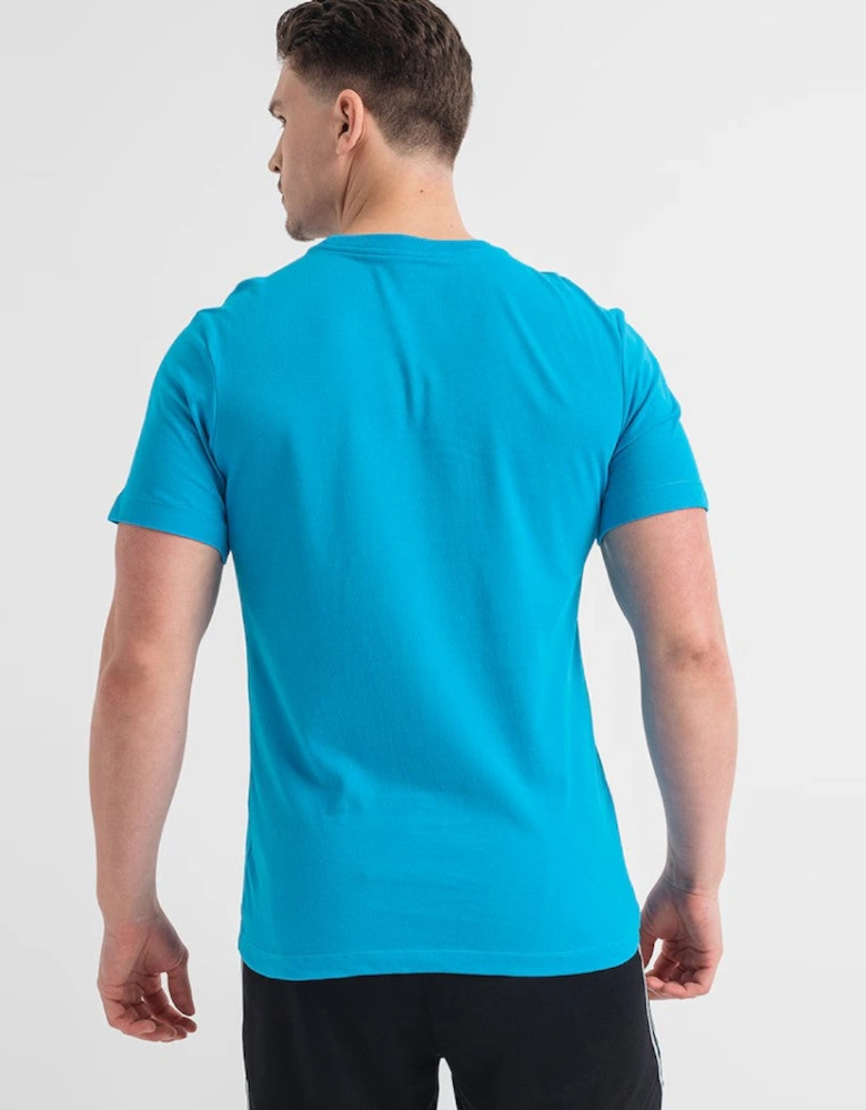 Nike Mens Club Swoosh Dri-FIT Training T Shirt in Blue