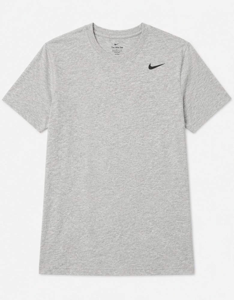 Nike Mens Club Swoosh Dri-FIT Training T Shirt in Grey