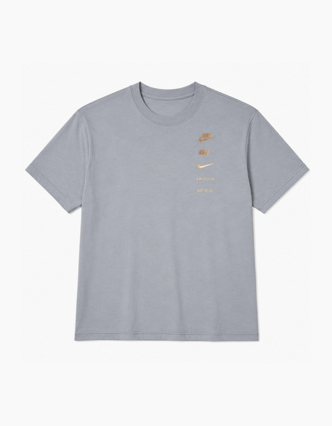 Nike Mens Standard Issue Sportswear T Shirt in Grey, 6 of 5