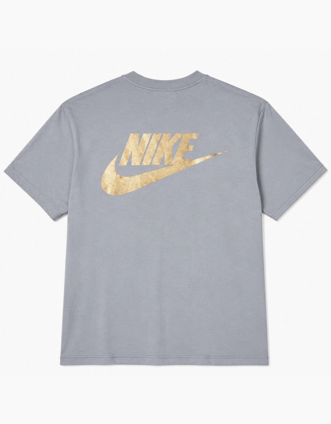 Nike Mens Standard Issue Sportswear T Shirt in Grey