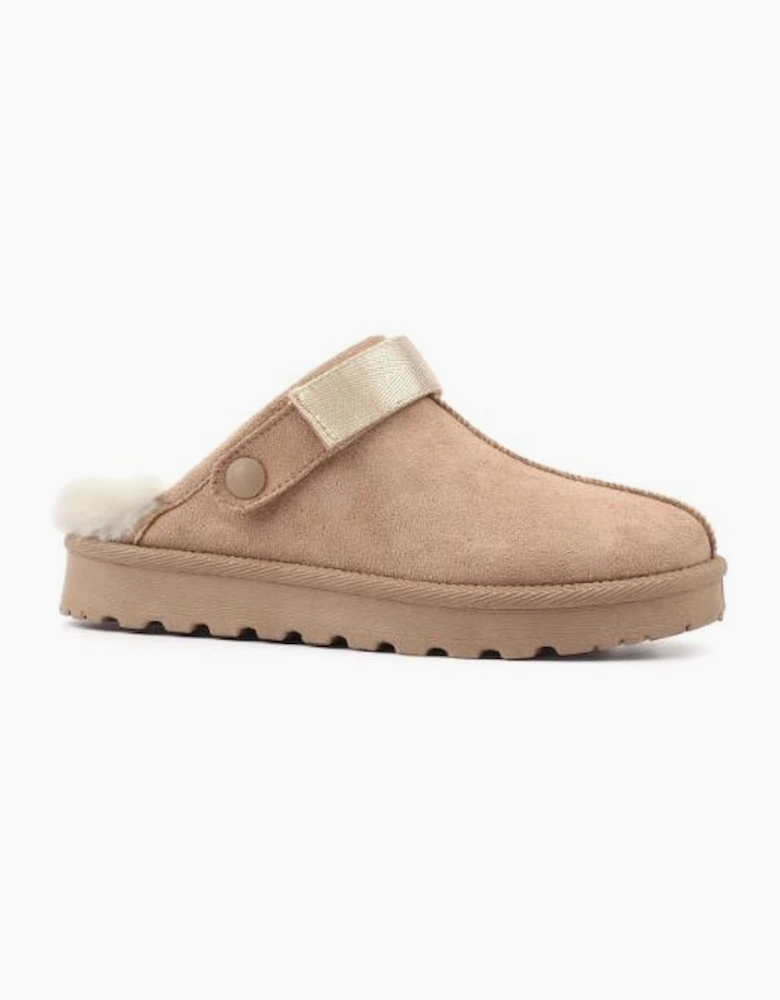 Lunar slippers Odessa KLZ 007 in Mink