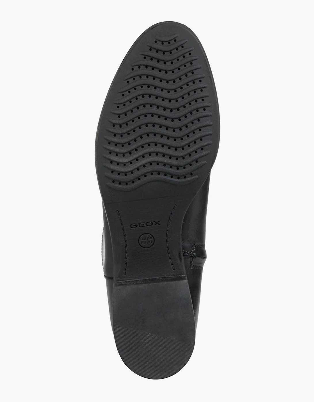 Geox D Felicity Leather Women's Black Boots