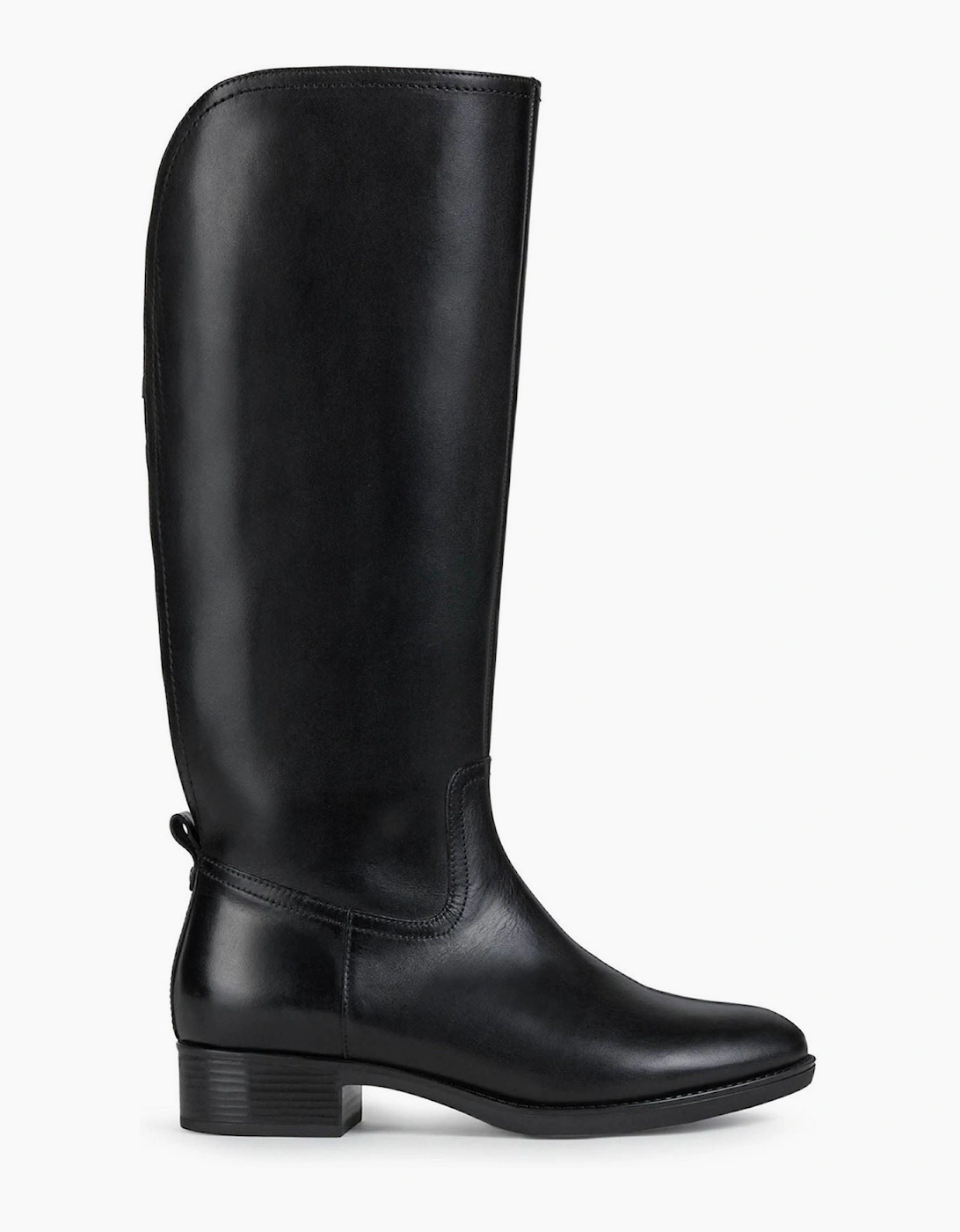 Geox D Felicity Leather Women's Black Boots