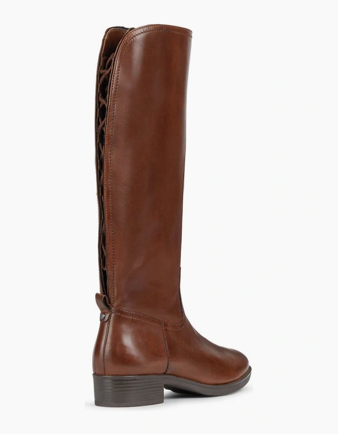 Geox D Felicity Leather Women's Brown Boots