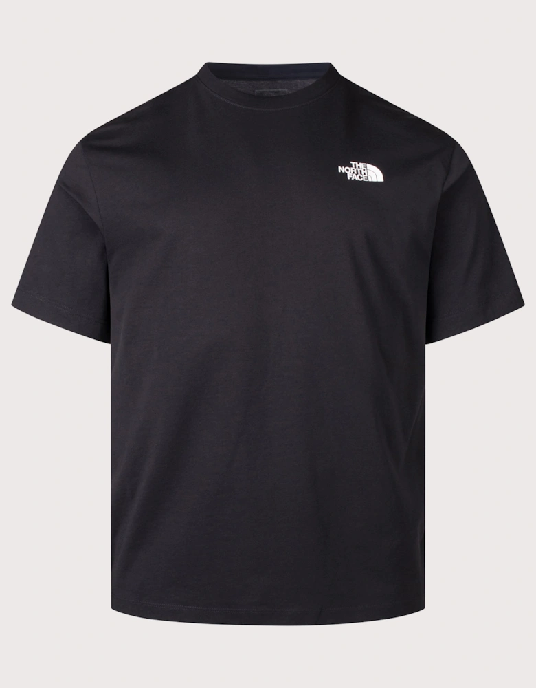 Regular Fit Vertical Graphic T-Shirt