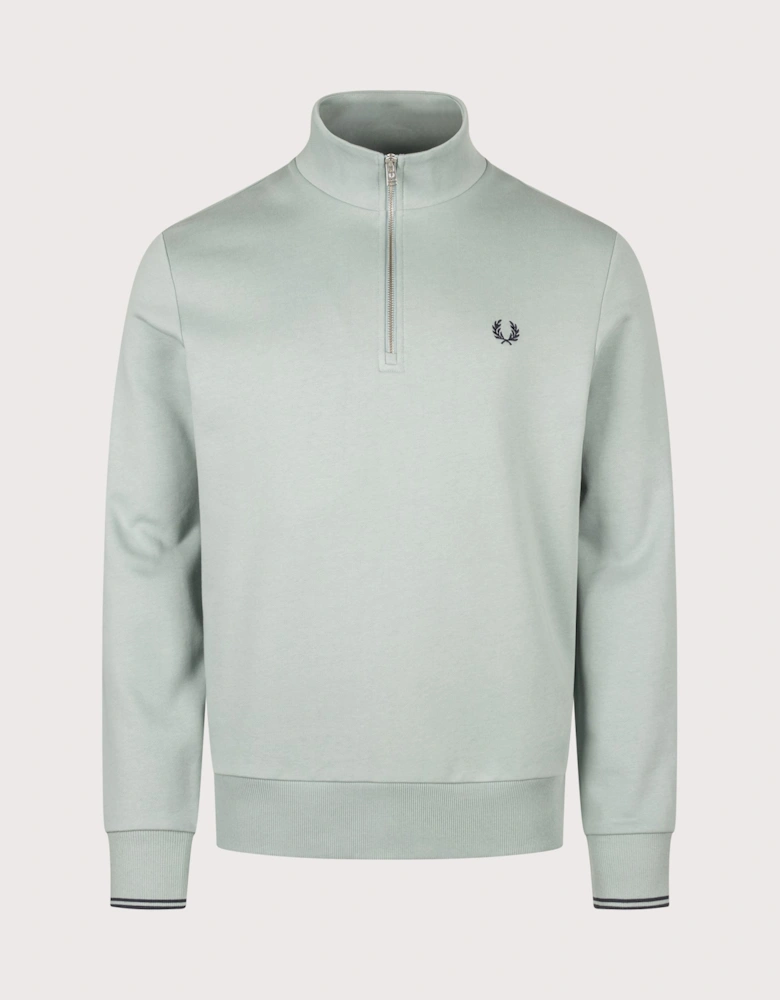 Regular Fit Quarter Zip Sweatshirt