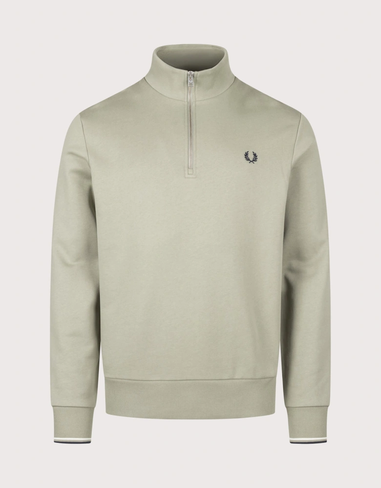 Regular Fit Quarter Zip Sweatshirt
