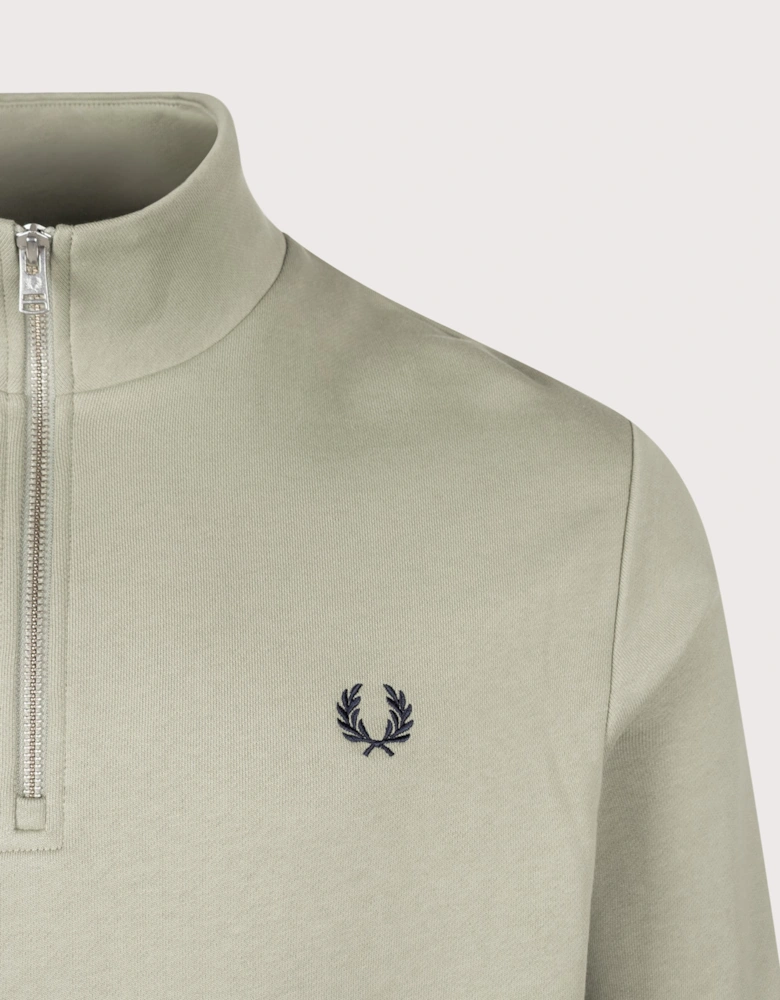Regular Fit Quarter Zip Sweatshirt