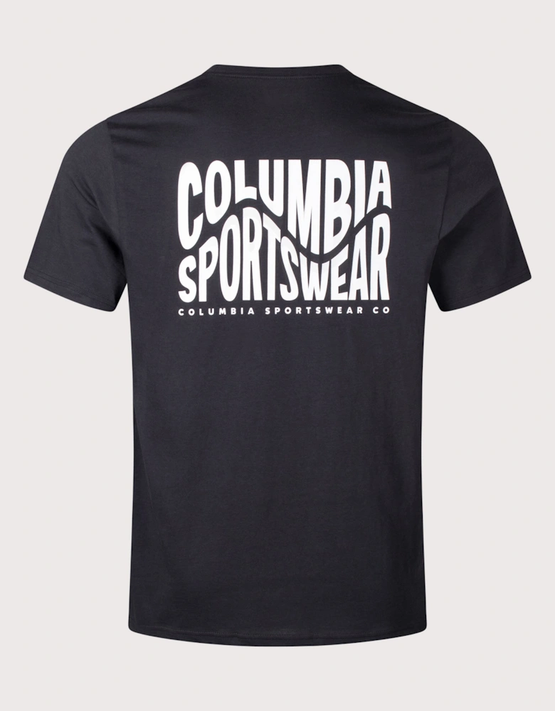 Regular Fit CSC Outdoor Back Graphic T-Shirt