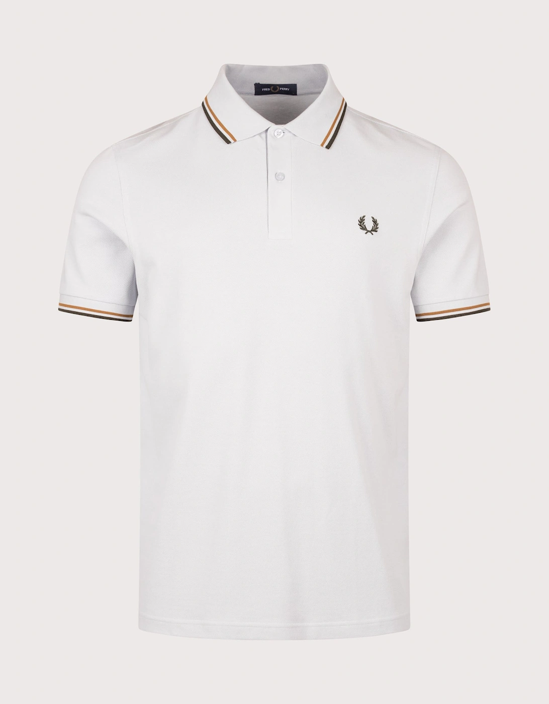 Regular Fit Twin Tipped Fred Perry Polo Shirt, 4 of 3