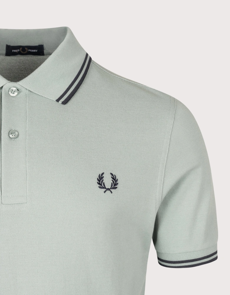 Regular Fit Twin Tipped Fred Perry Polo Shirt