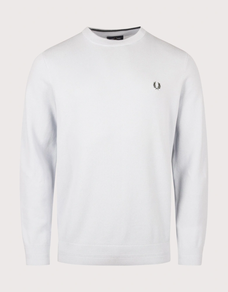 Regular Fit Piqué Stitch Jumper