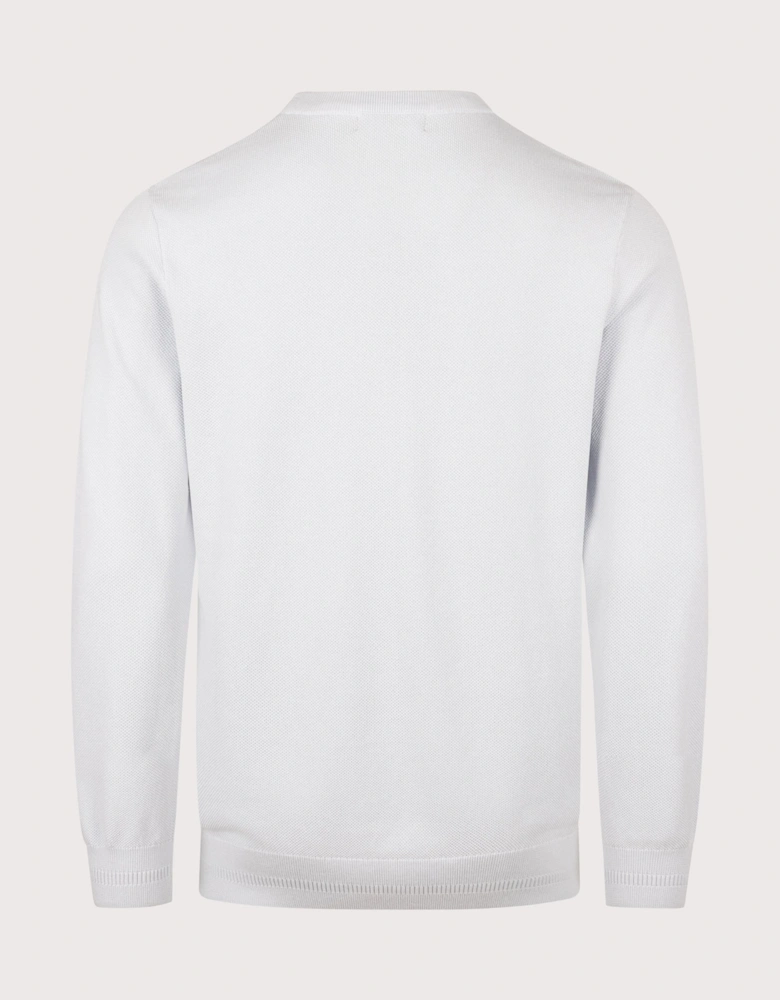 Regular Fit Piqué Stitch Jumper
