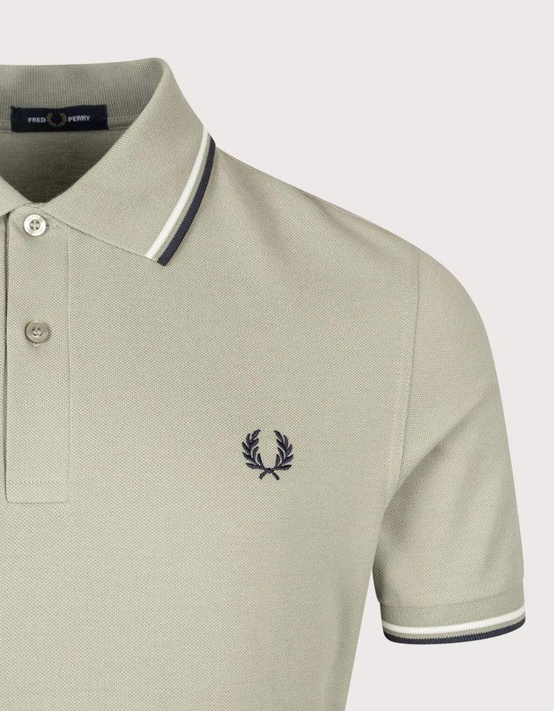 Regular Fit Twin Tipped Fred Perry Polo Shirt