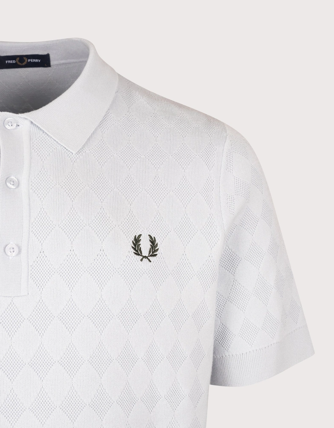 Regular Fit Pointelle Knitted Polo Shirt