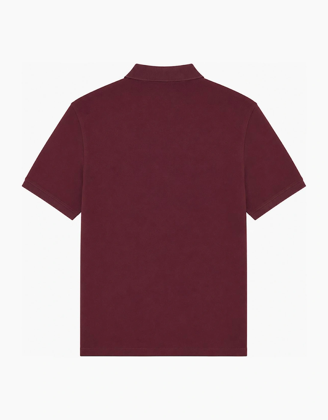 Lyle & Scott Plain Polo Shirt Burgundy