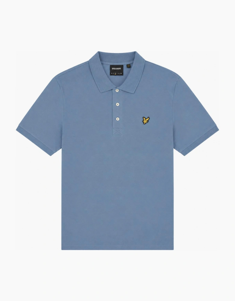 Lyle & Scott Plain Polo Shirt Power Blue