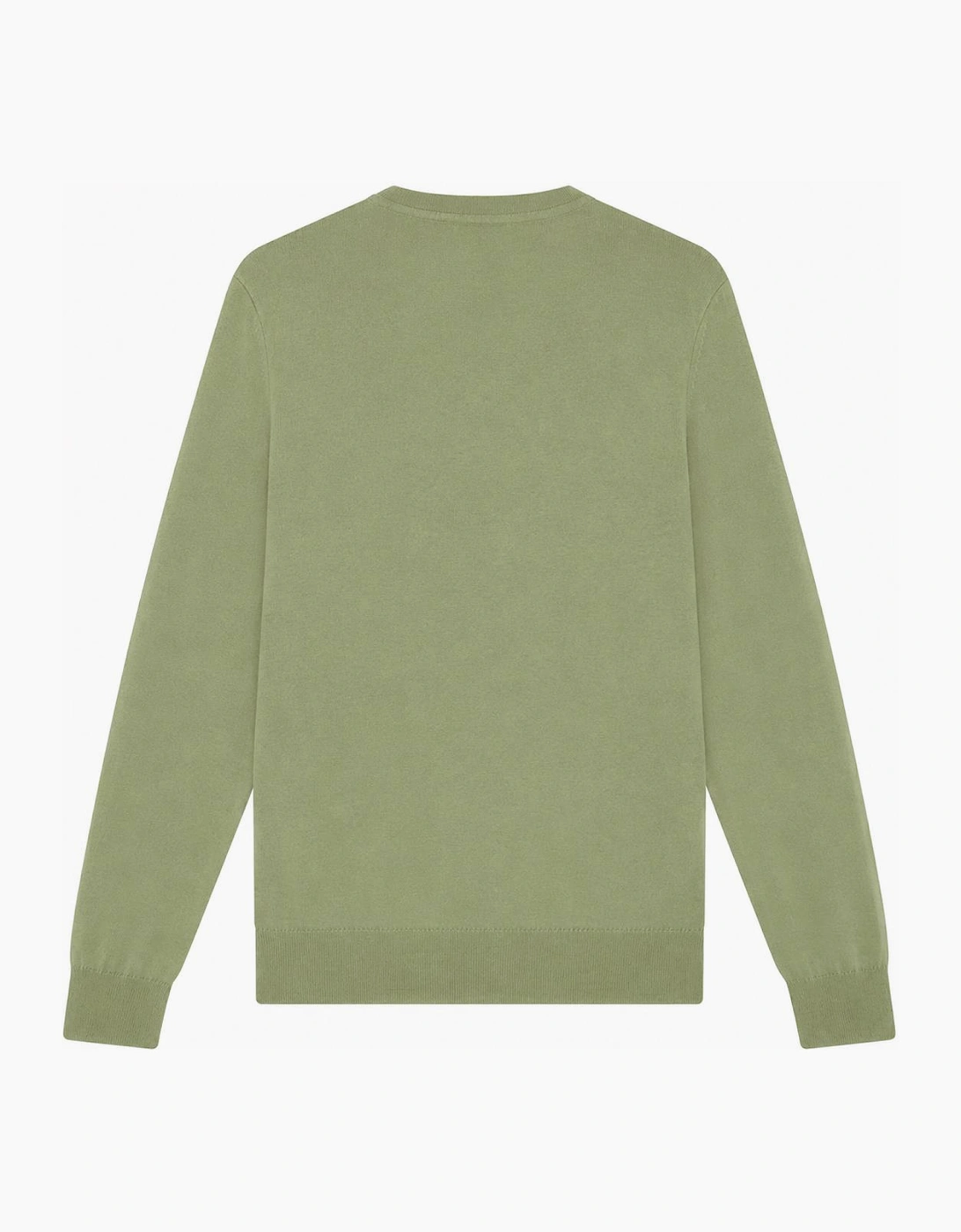 Lyle & Scott Merino Crew Neck Jumper Smoke Olive