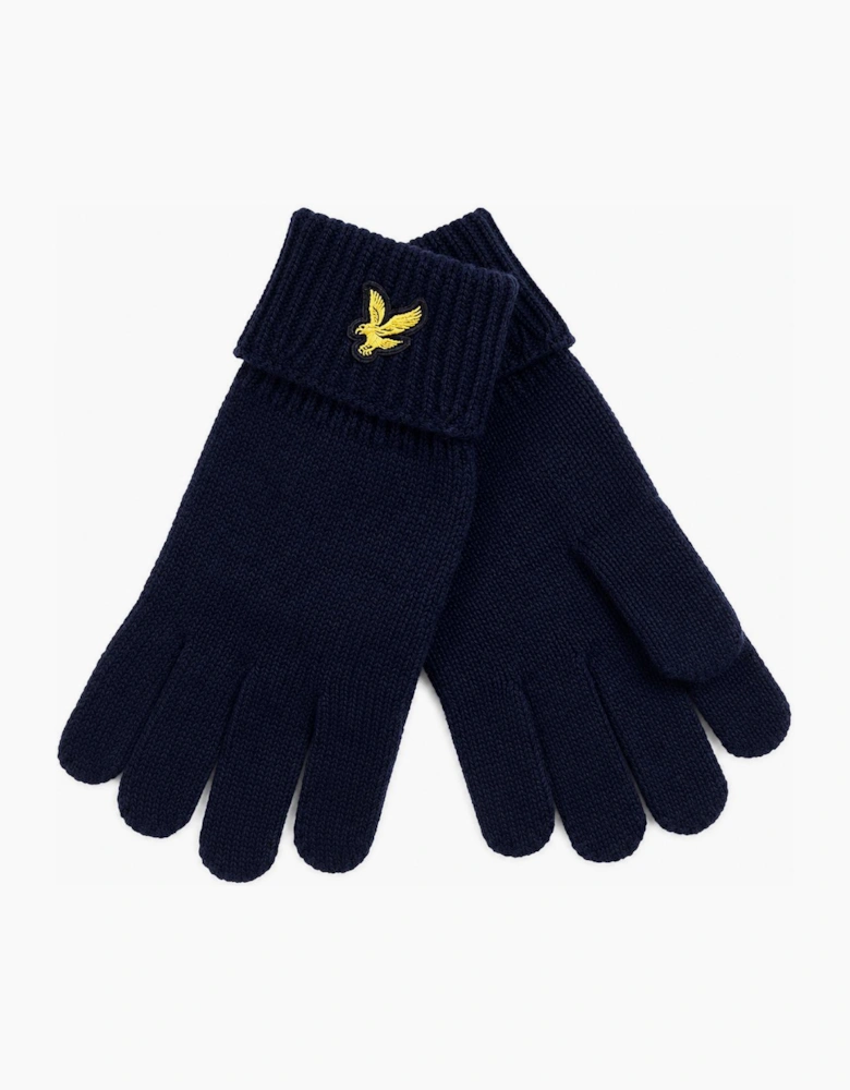 Lyle & Scott Merino Wool Blend Gloves Dark Navy