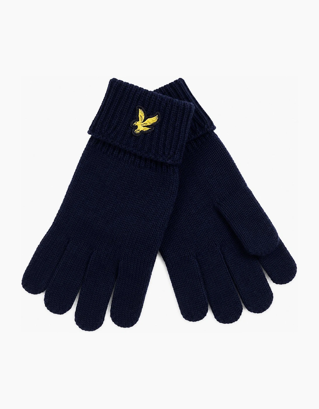 Lyle & Scott Merino Wool Blend Gloves Dark Navy