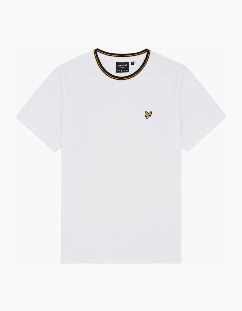 Lyle & Scott Tipped Track T-Shirt White