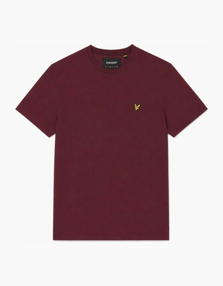 Lyle & Scott Plain T-Shirt Burgundy