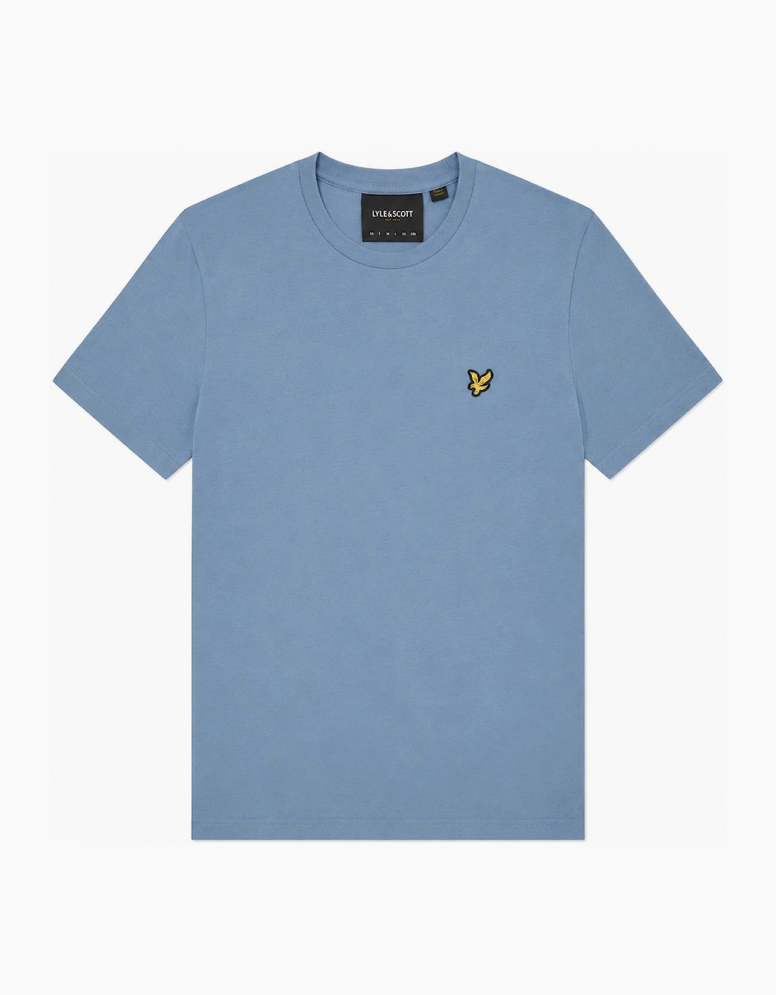 Lyle And Scott Men's Blue Lyle & Scott Plain T-Shirt Power - Size 38