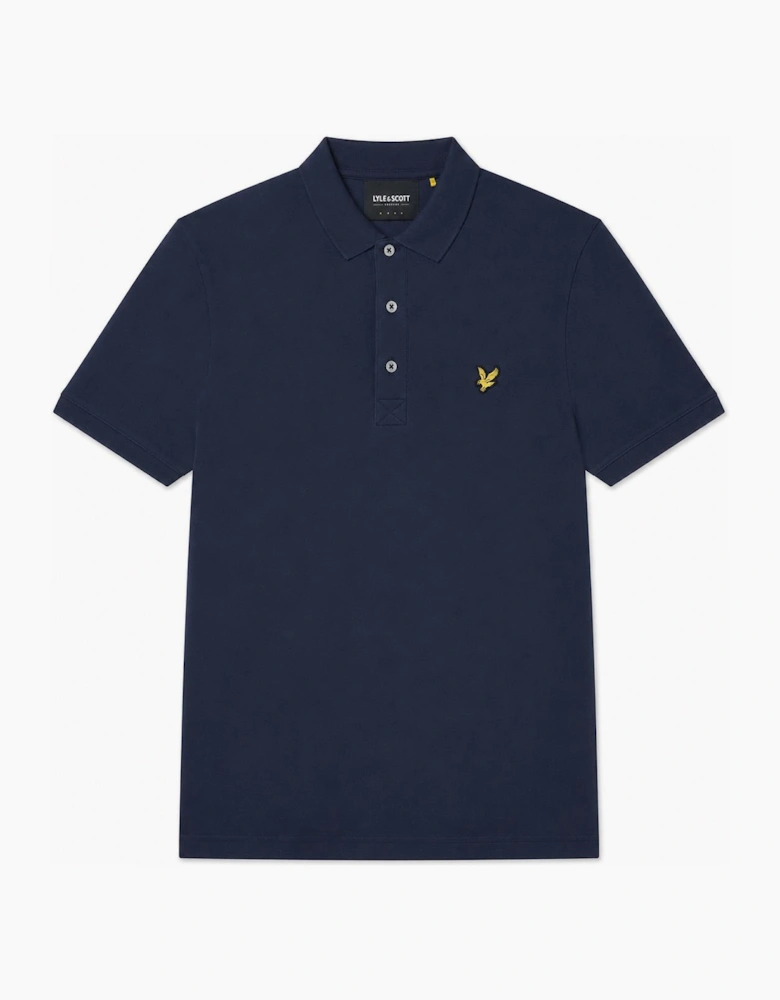 Lyle & Scott Plain Polo Shirt Dark Navy
