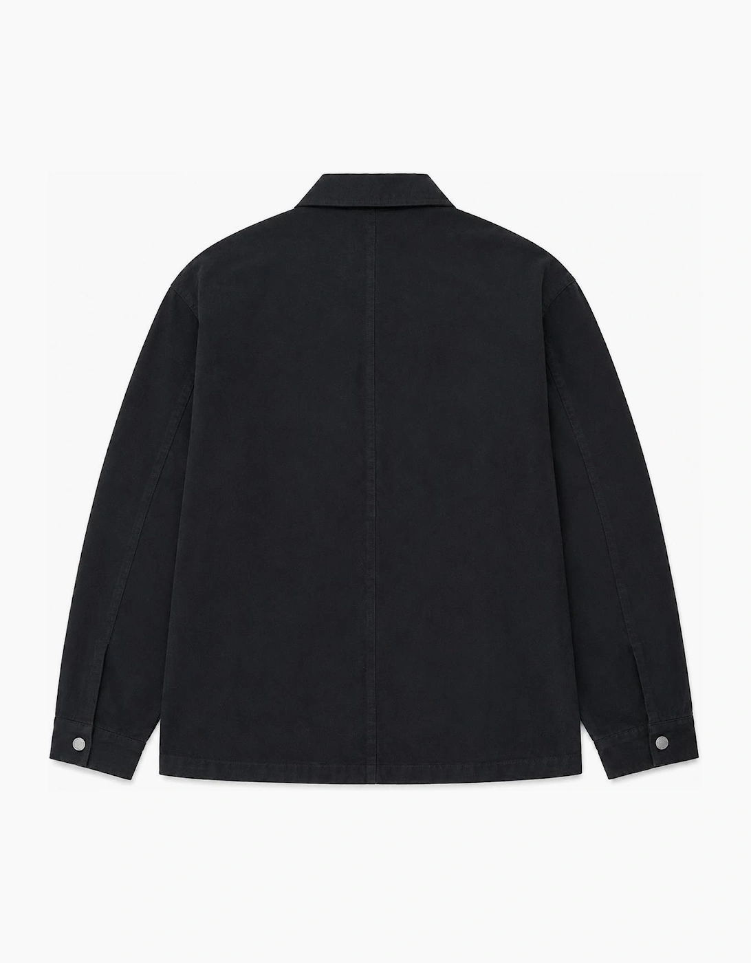 Lyle & Scott Washed Overshirt Jet Black