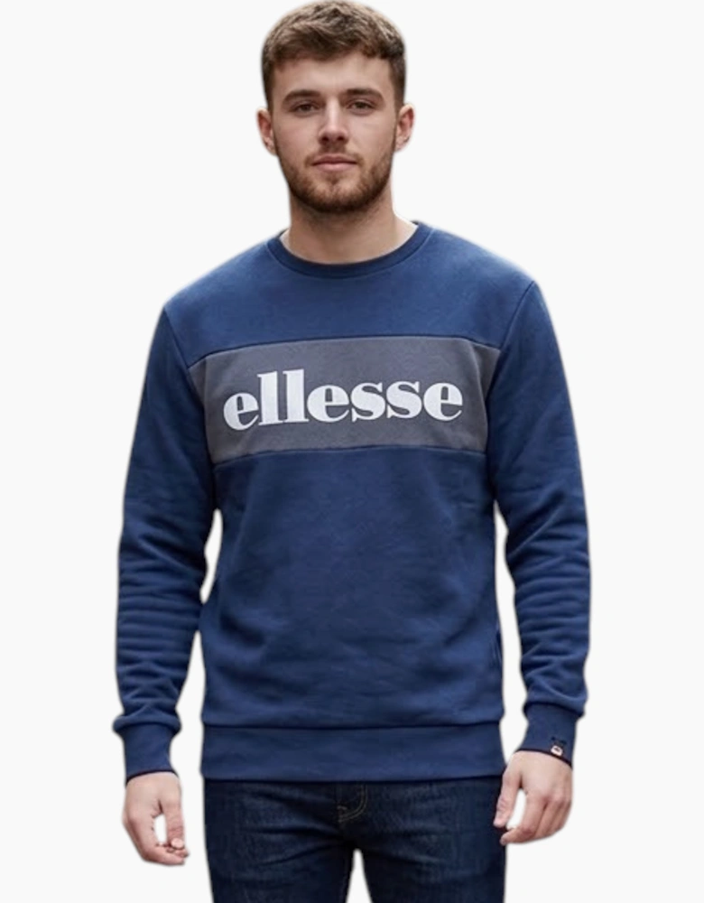 ELLESSE Mens Sweatshirts Crew Neck Long Sleeve Heavy Warm Pullover Winter Jumper