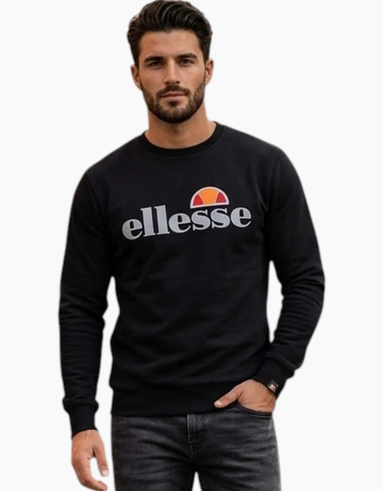 ELLESSE Mens Sweatshirts Crew Neck Long Sleeve Heavy Warm Pullover Winter Jumper