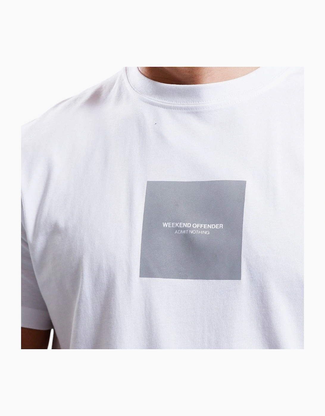 Weekend Offender Mens T Shirts WOAN Reflective Crew Neck Summer Cotton Gym Tee