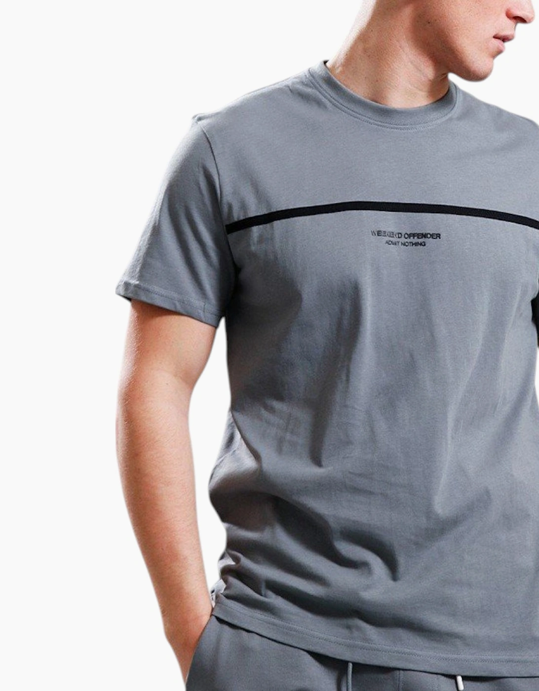 Weekend Offender Mens T Shirts Dumas Crew Neck Summer Short Sleeve Cotton Tee, 4 of 3