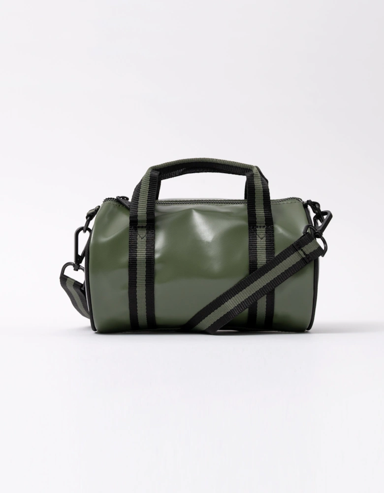 Fred Perry Classic Mini Barrel Bag - Laurel Wreath Green/Black Z50