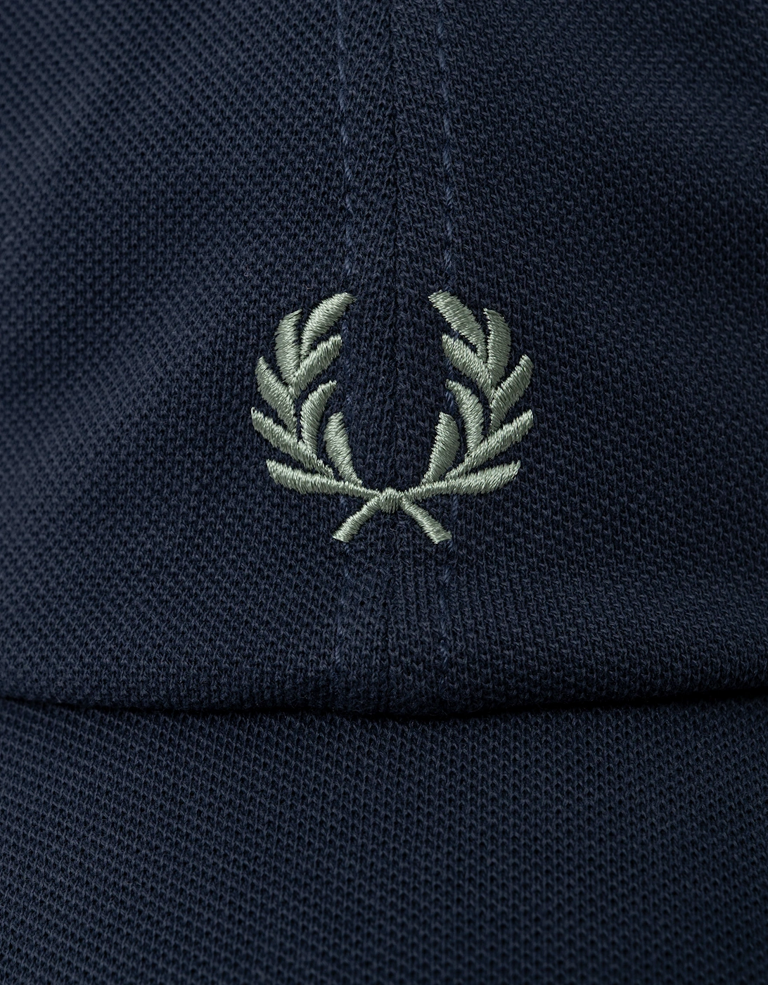 Fred Perry Mens Pique Classic Cap - Dark Airforce/Seagrass 90C