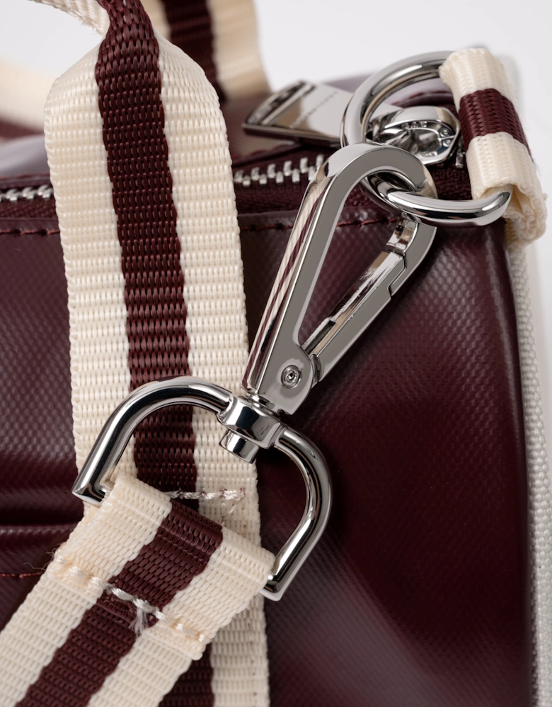 Fred Perry Classic Mini Barrel Bag - Oxblood/Ecru R82