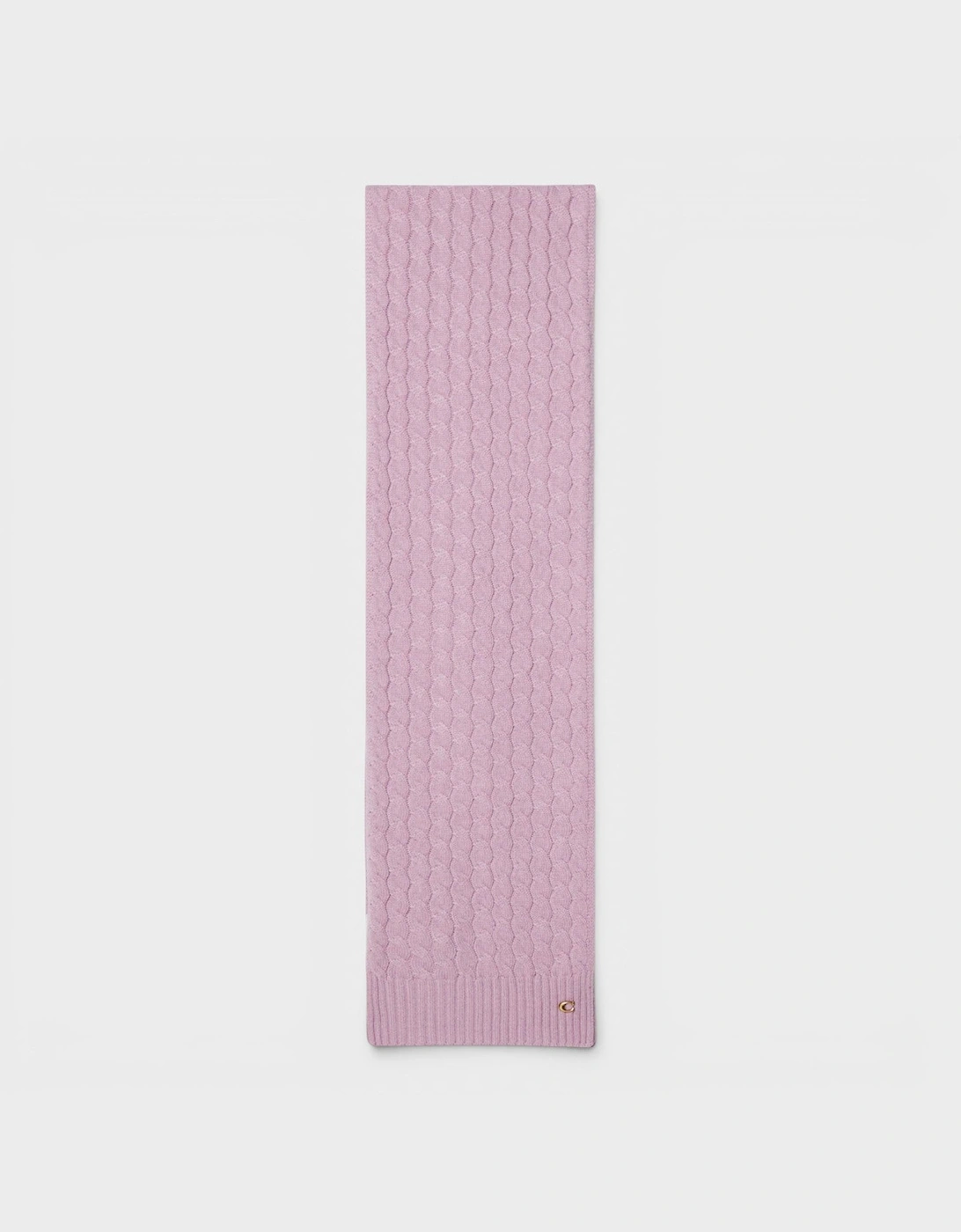 Coach Coach Women's Cable Scarf Faded Pink