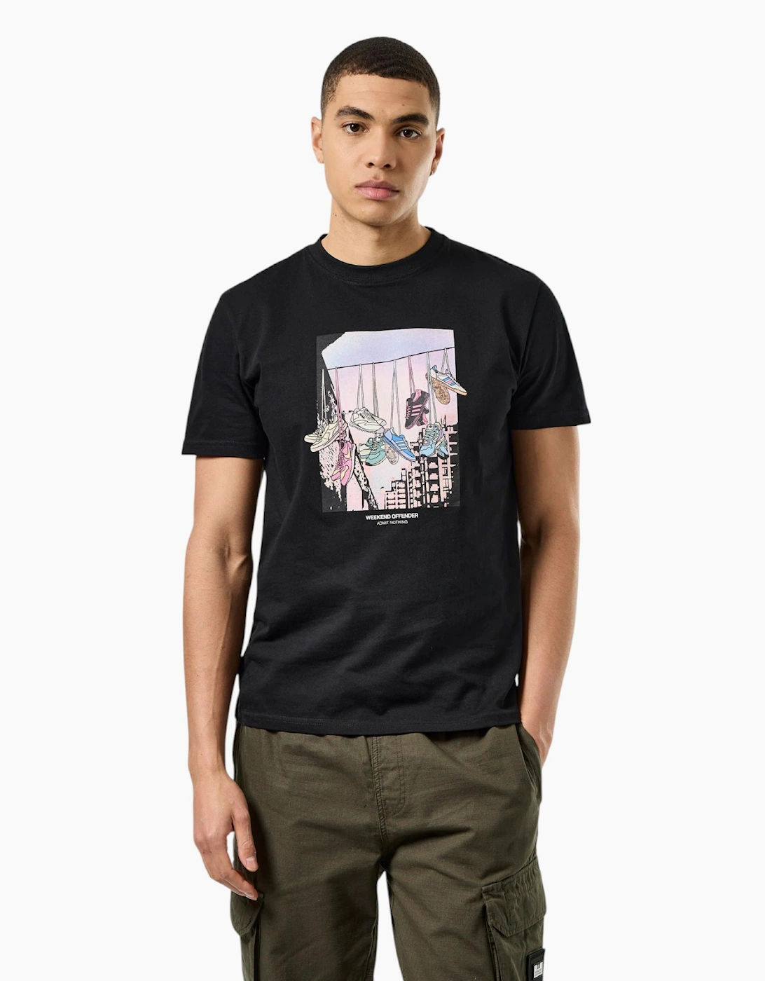 Weekend Offender Mens T Shirts Turf Wars Crew Neck Graphic Cotton Summer New, 7 of 6