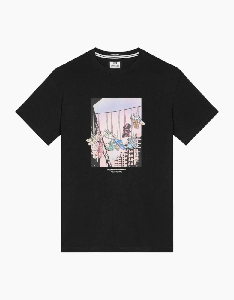 Weekend Offender Mens T Shirts Turf Wars Crew Neck Graphic Cotton Summer New