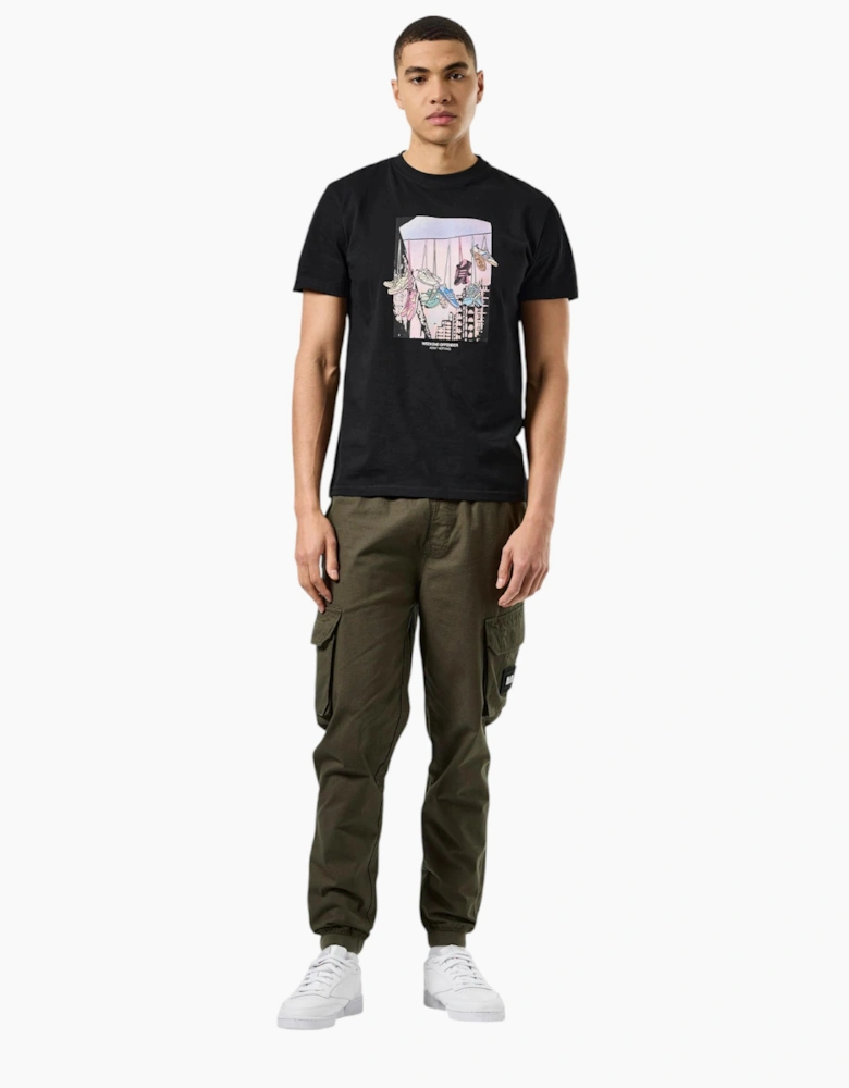 Weekend Offender Mens T Shirts Turf Wars Crew Neck Graphic Cotton Summer New