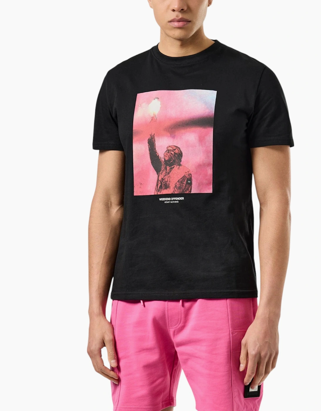 Weekend Offender Mens T Shirts Bagliore Graphic Short Sleeve Casual Cotton Tee, 6 of 5