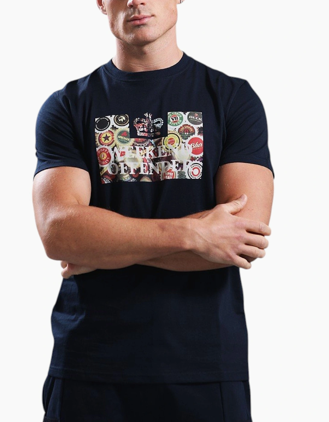 Weekend Offender Mens T Shirt Caps Graphic Print Crew Neck Casual Cotton Tee Top, 5 of 4