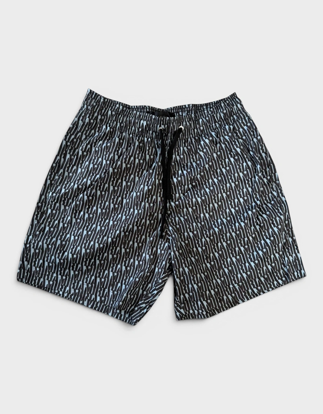 All Over Print Swimtrunk Dusty Blue, 3 of 2