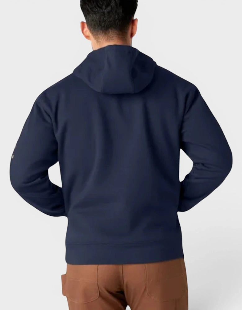 Graphic Pullover Hoodie Dark Blue