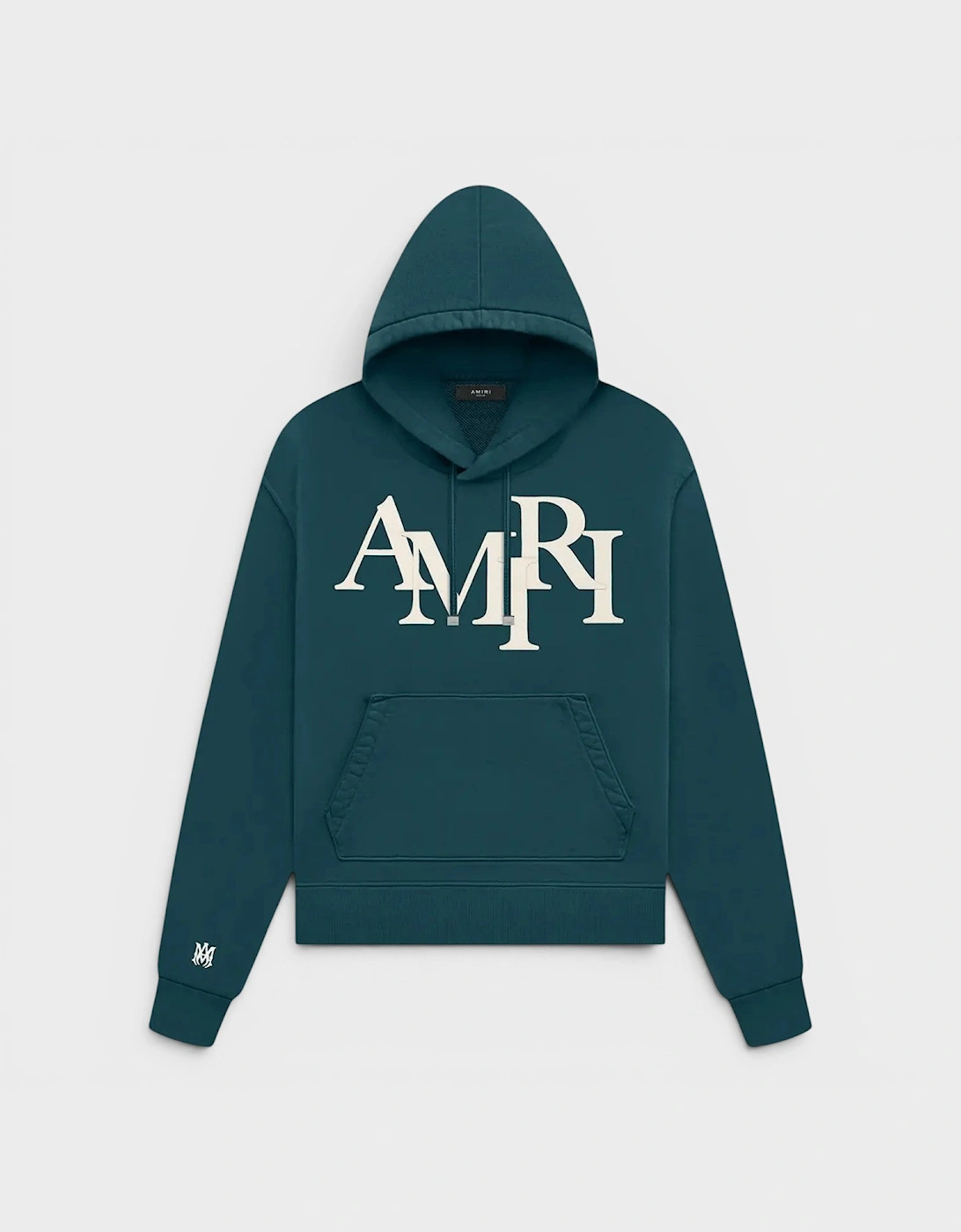 Staggered Logo Hoodie Rain Forest, 3 of 2