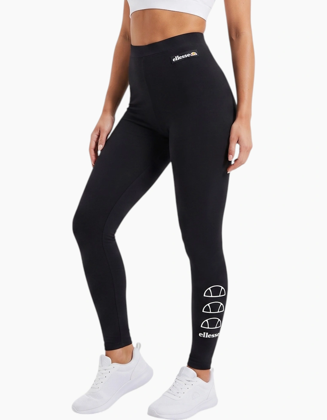 ELLESSE Womens Leggings Ladies Workout Gym Stretch Yoga Tape Panel Sportswear, 7 of 6
