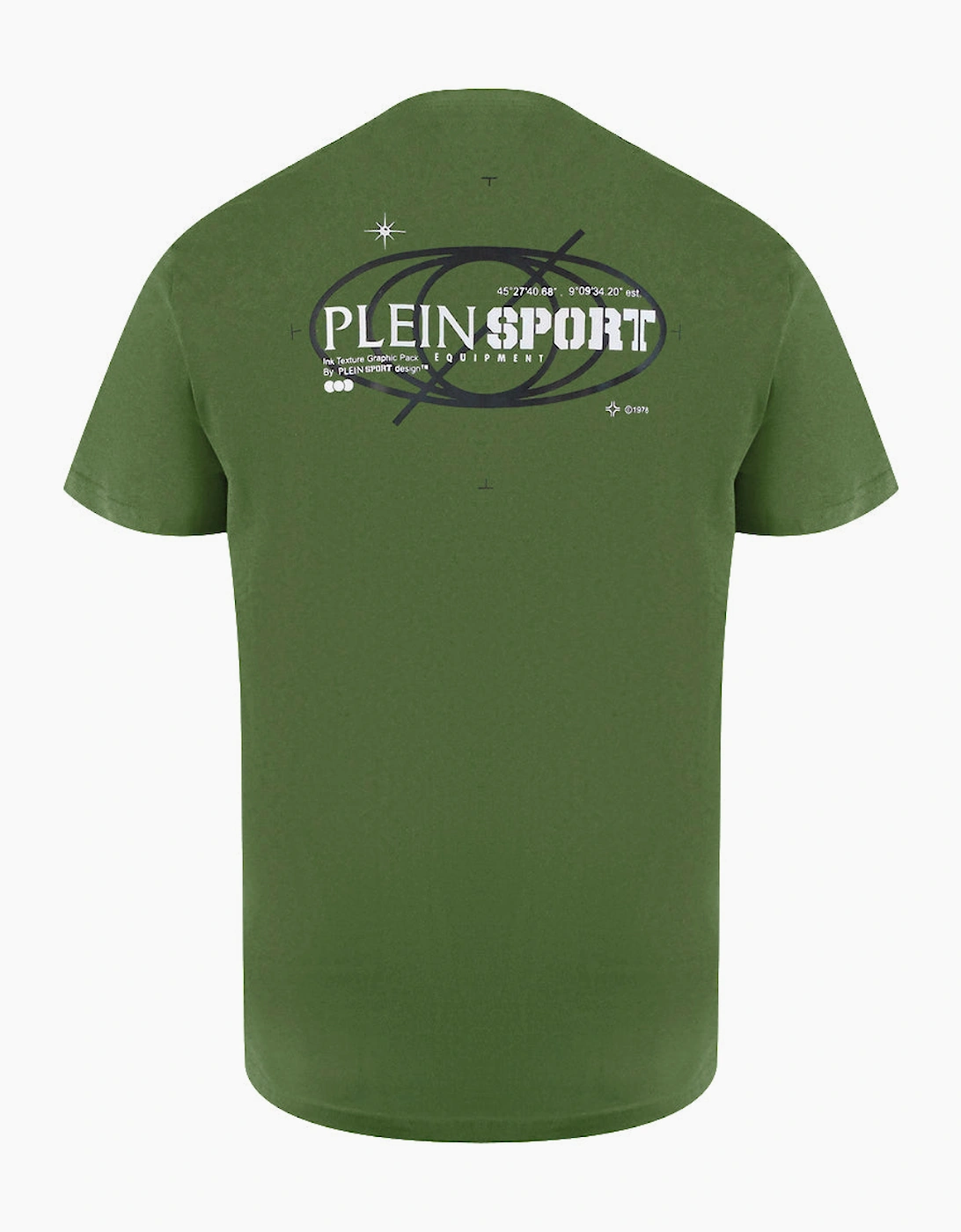 Plein Sport Geo Logo Stretch Green T-Shirt