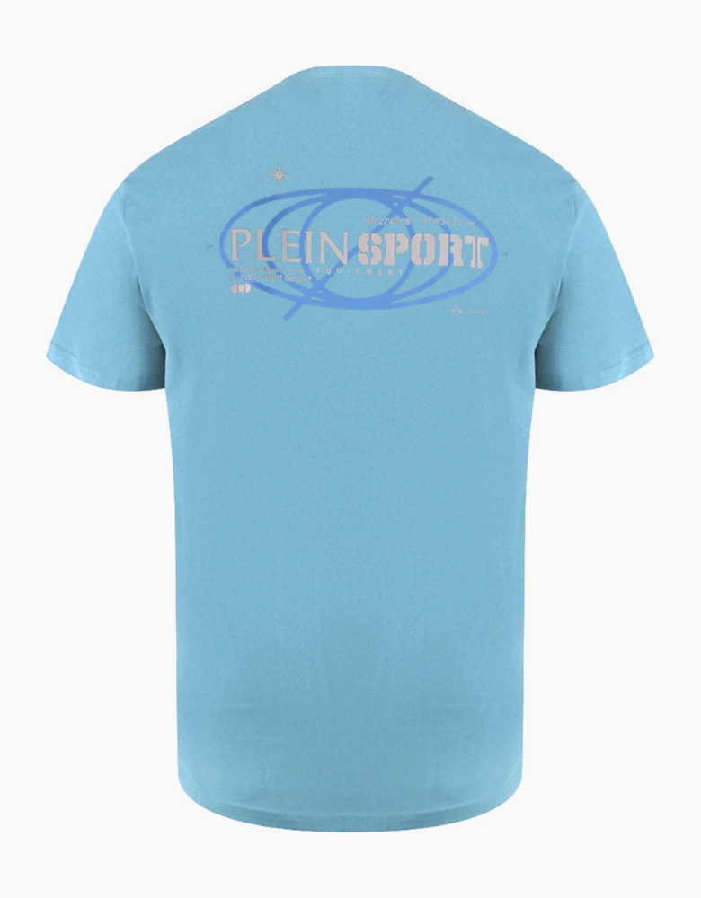 Plein Sport Geo Logo Stretch Blue T-Shirt
