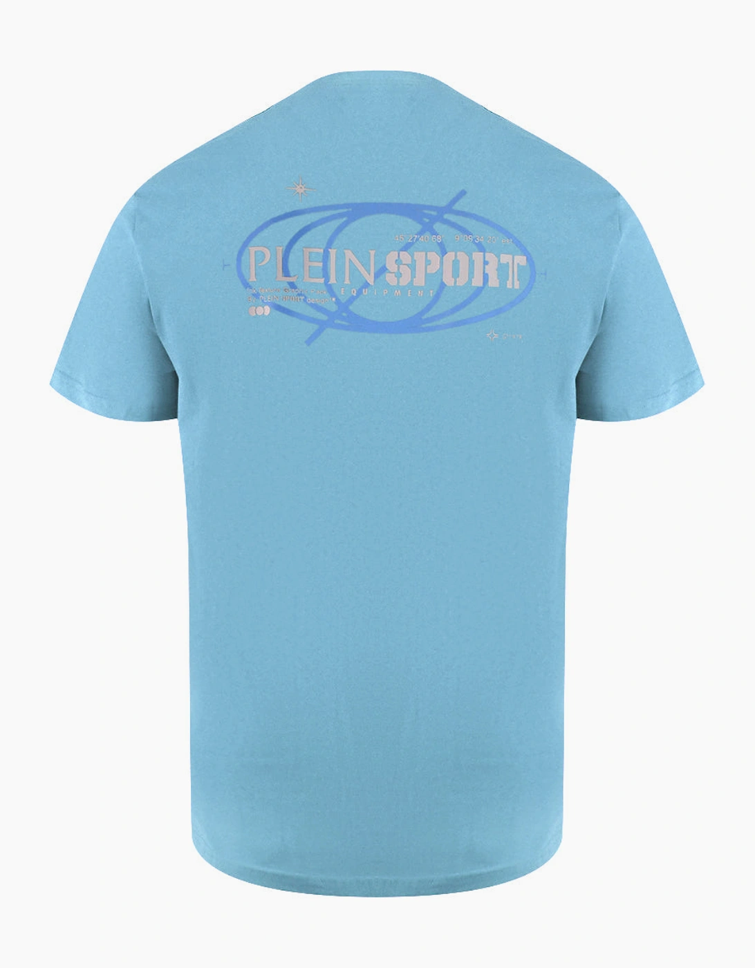 Plein Sport Geo Logo Stretch Blue T-Shirt