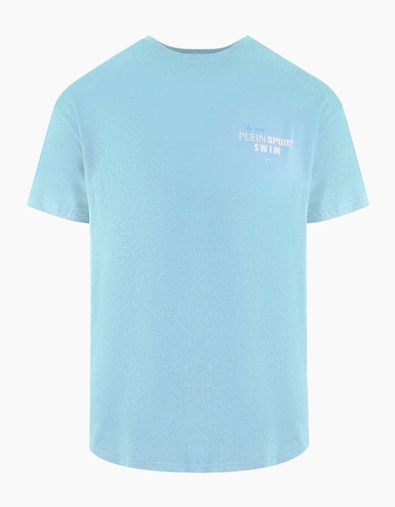 Plein Sport Geo Logo Stretch Blue T-Shirt
